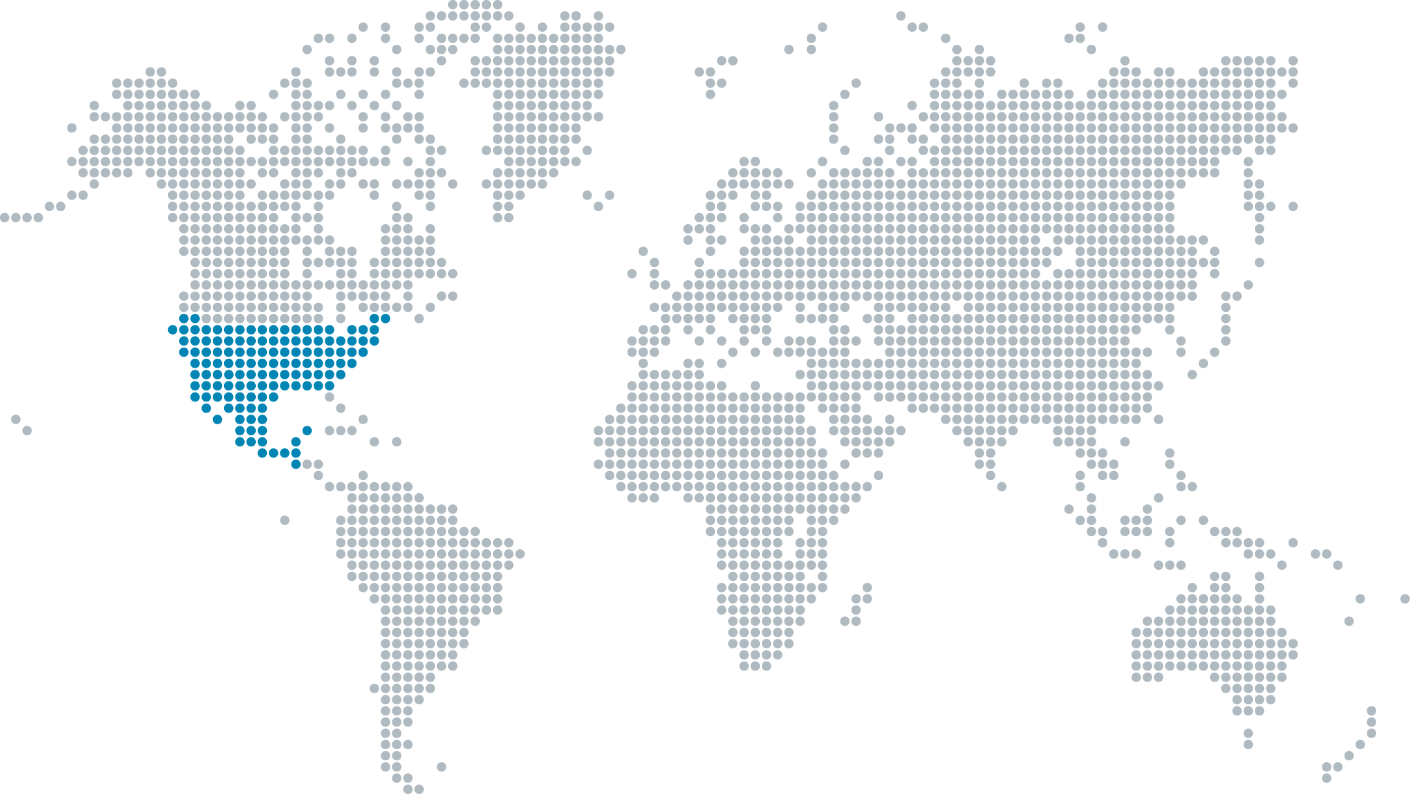 mapa con puntos de colores en México que es donde se ubica ludens productions