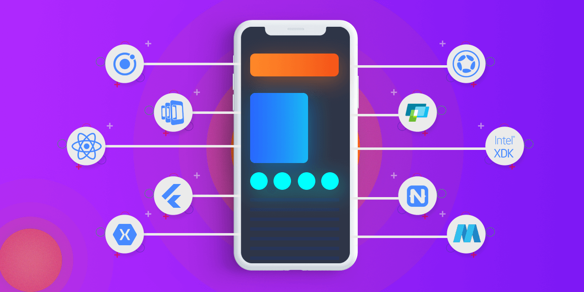 celular con iconos de aplicaciones